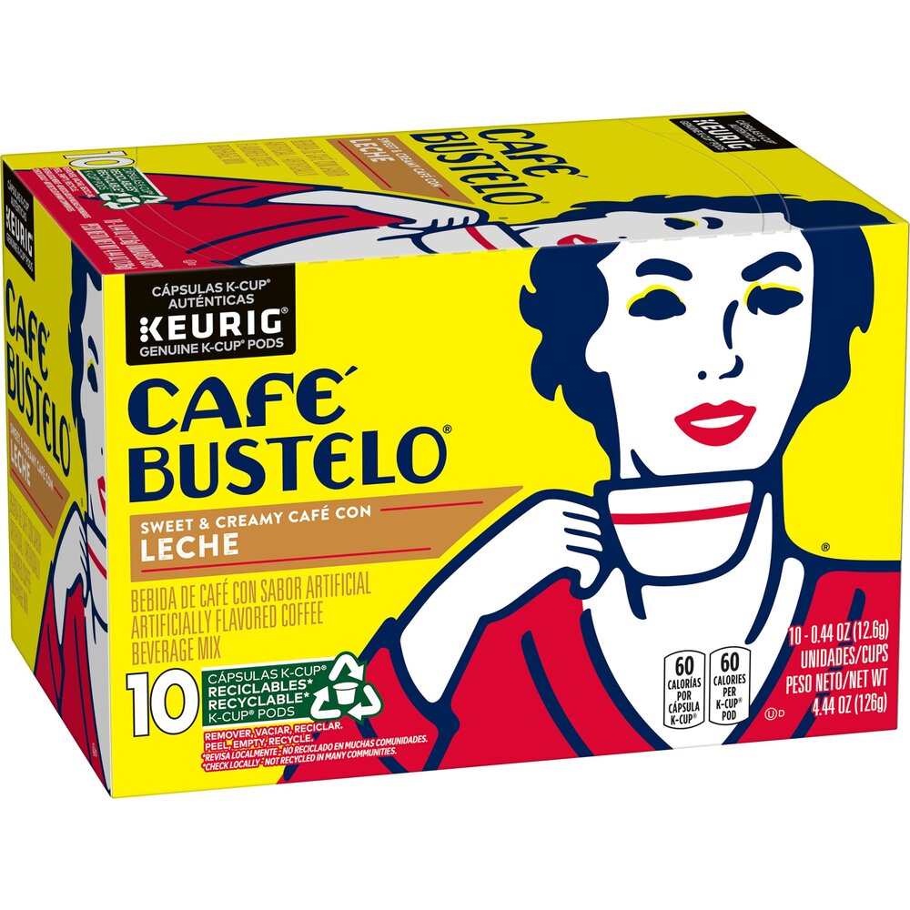 Cafe con Leche Artificially Flavored K Cup pods